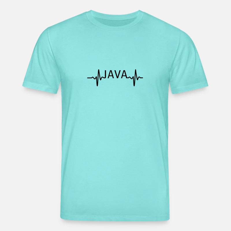 Heartbeat JAVA - T-shirt bio CREATOR Stanley/Stella Unisexe - bleu piscine
