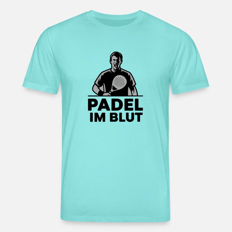 Padel im Blut 1 - Stanley/Stella Unisex Bio-T-Shirt CREATOR  - Poolblau