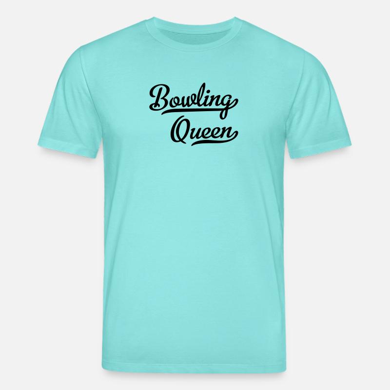 Bowling Queen - Stanley/Stella Unisex Bio-T-Shirt CREATOR  - Poolblau
