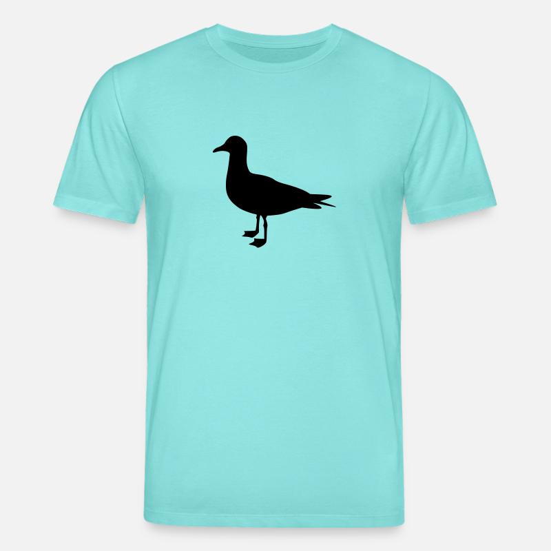 Möwe - Stanley/Stella Unisex Bio-T-Shirt CREATOR  - Poolblau