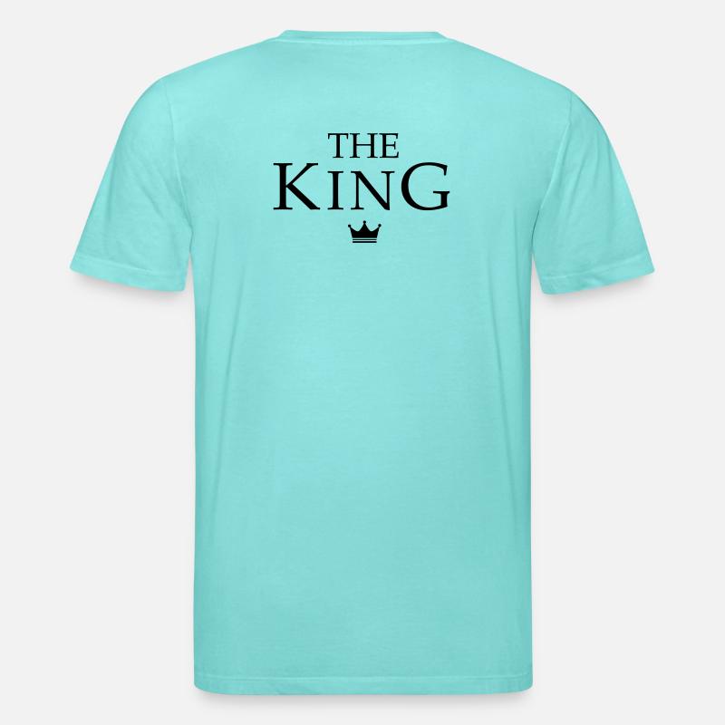 King Queen Partnerlook - Stanley/Stella Unisex Bio-T-Shirt CREATOR  - Poolblau