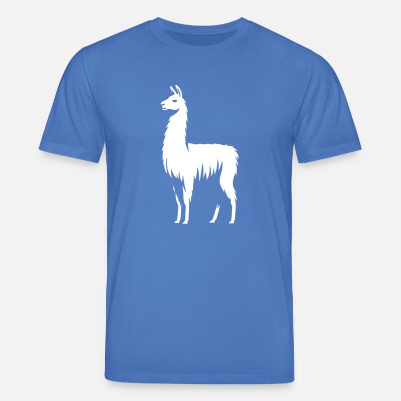 Lama Silhouette - Stanley/Stella Unisex Bio-T-Shirt CREATOR - Achtsames Blau