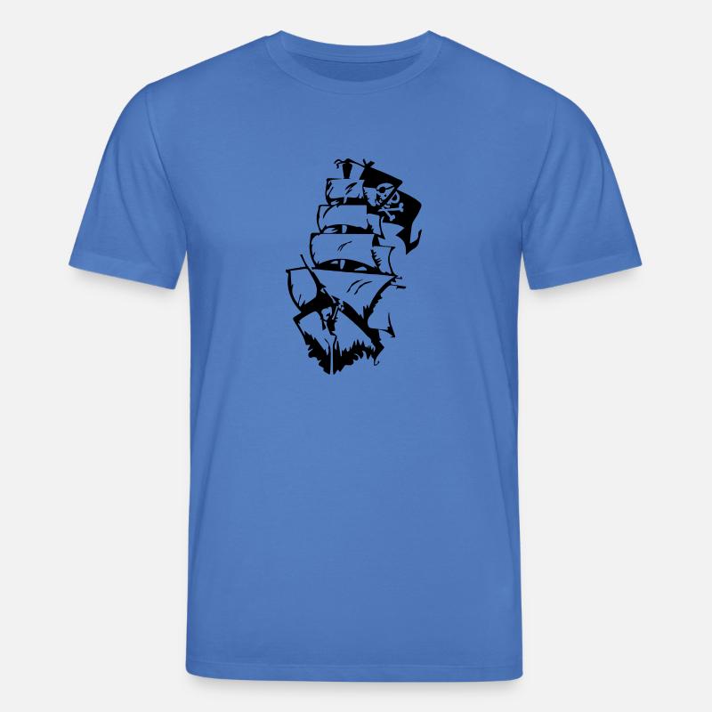 Piratenschiff - Stanley/Stella Unisex Bio-T-Shirt CREATOR  - Achtsames Blau