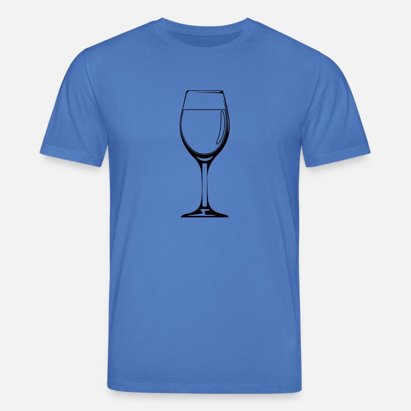 wein weinglas - Stanley/Stella Unisex Bio-T-Shirt CREATOR  - Achtsames Blau