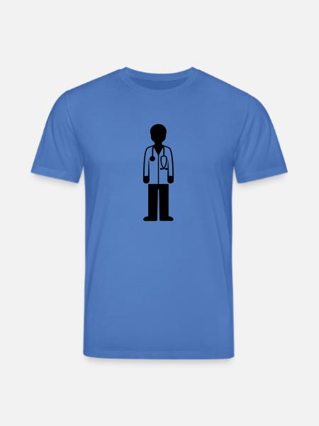 Doktor Arzt - Stanley/Stella Unisex Bio-T-Shirt CREATOR  - Achtsames Blau