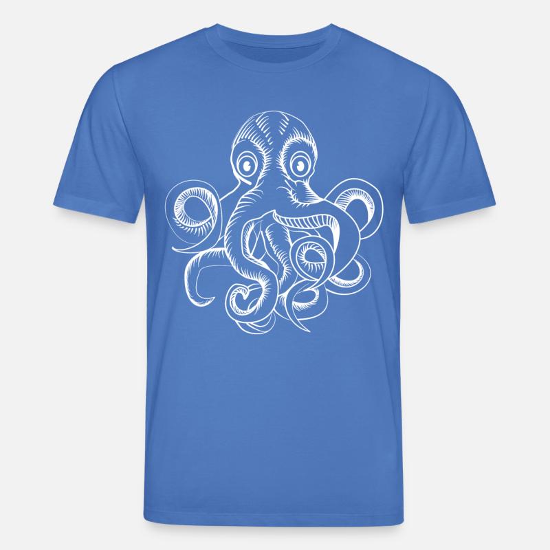 octopus - Stanley/Stella Unisex Bio-T-Shirt CREATOR  - Achtsames Blau