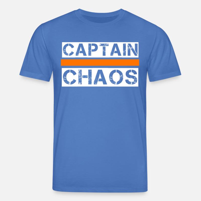 Captain Chaos - Stanley/Stella Unisex Bio-T-Shirt CREATOR - Achtsames Blau