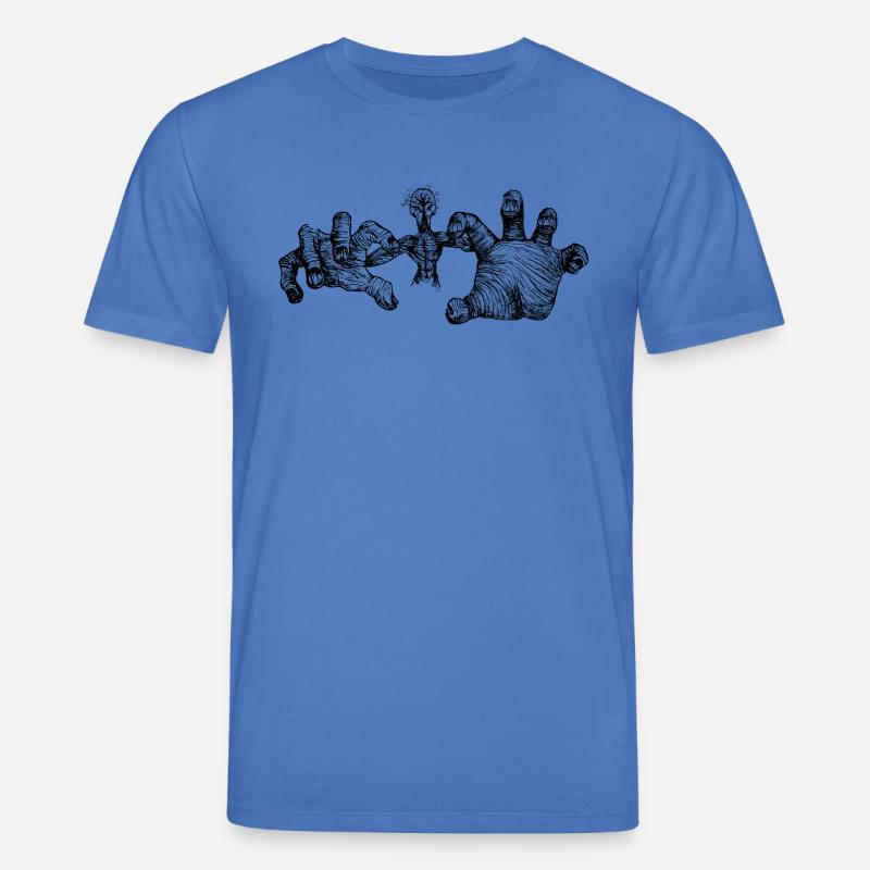 portée - T-shirt bio CREATOR Stanley/Stella Unisexe - bleu attentif