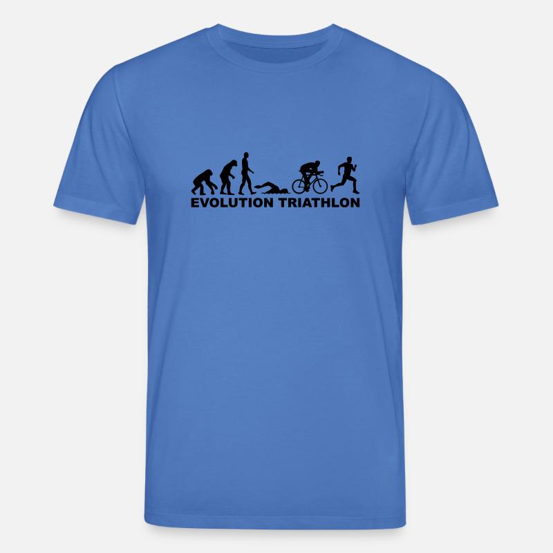 Evolution Triathlon - T-shirt bio CREATOR Stanley/Stella Unisexe - bleu attentif