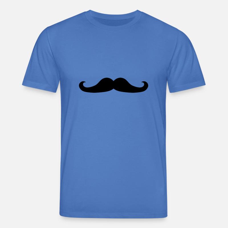 schwarzer Schnurrbart - Stanley/Stella Unisex Bio-T-Shirt CREATOR  - Achtsames Blau
