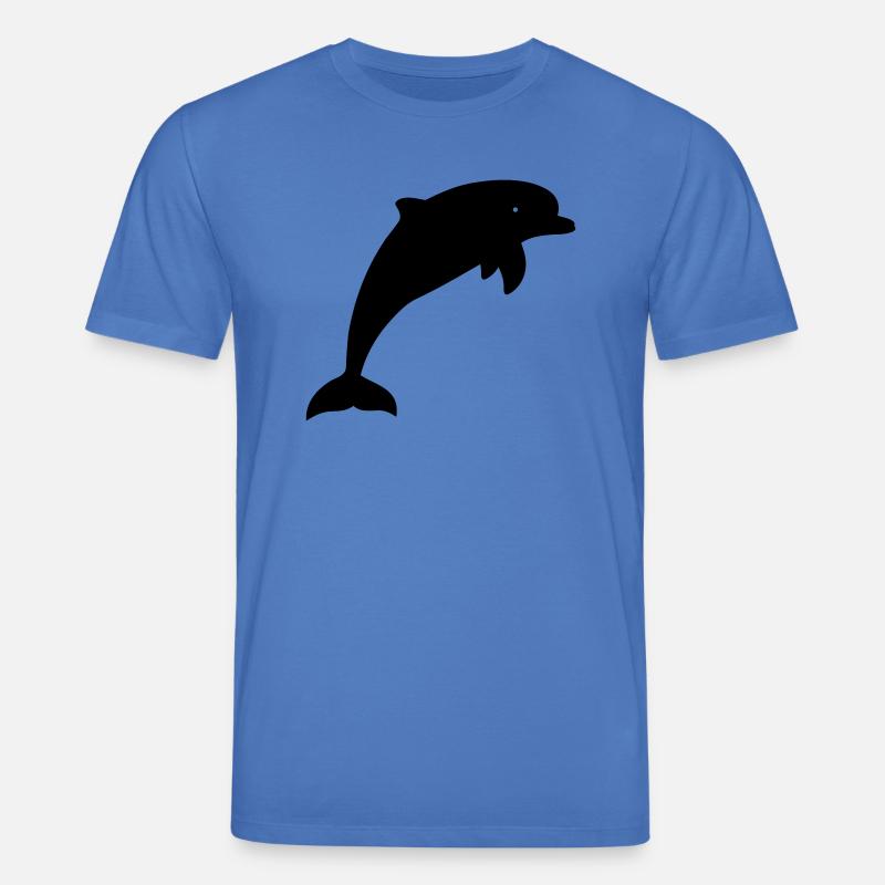 Dolphin Illustration - Stanley/Stella Unisex Bio-T-Shirt CREATOR  - Achtsames Blau