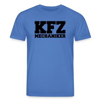 kfz_01 - Stanley/Stella Unisex Bio-T-Shirt CREATOR  - Achtsames Blau - Vorne - Alina (178cm) & Michal (187cm)
