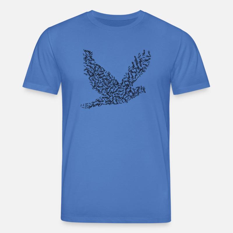 Vogel Frieden - Stanley/Stella Unisex Bio-T-Shirt CREATOR  - Achtsames Blau