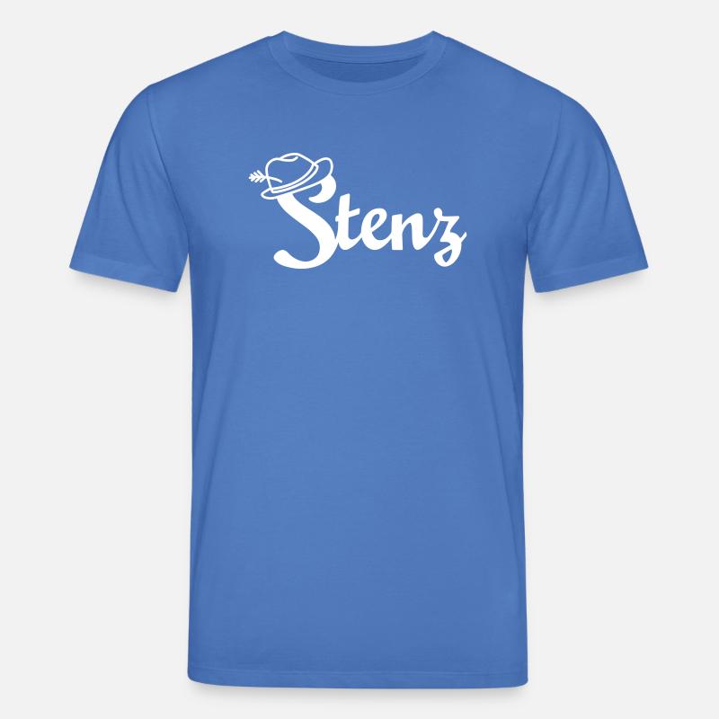 stenz weiss - Stanley/Stella Unisex Bio-T-Shirt CREATOR  - Achtsames Blau