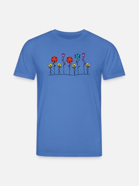 Blumen - Stanley/Stella Unisex Bio-T-Shirt CREATOR - Achtsames Blau