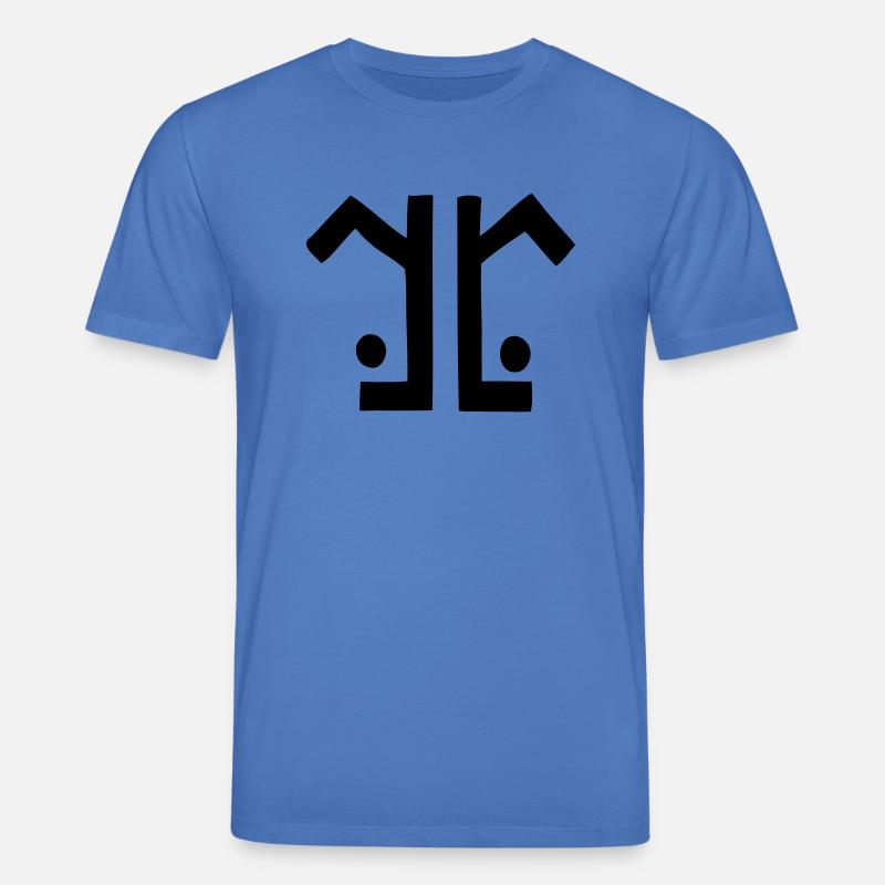 logo gerade klein - Stanley/Stella Unisex Bio-T-Shirt CREATOR  - Achtsames Blau