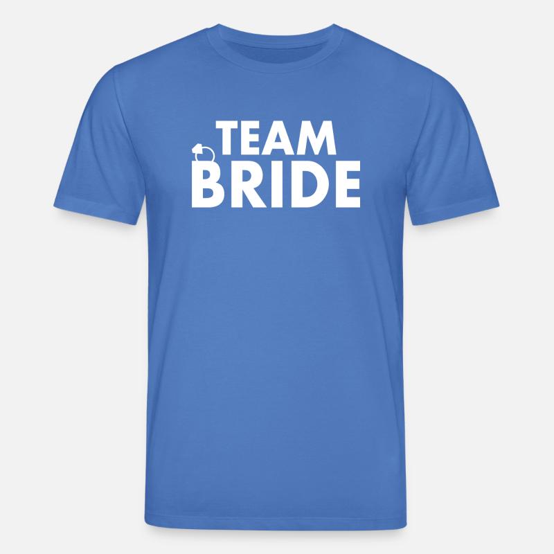 Team bride - Stanley/Stella Unisex Bio-T-Shirt CREATOR  - Achtsames Blau