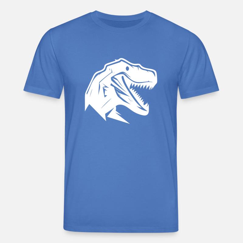 Conception de ventilateur Dinosaur T-Rex - T-shirt bio CREATOR Stanley/Stella Unisexe - bleu attentif