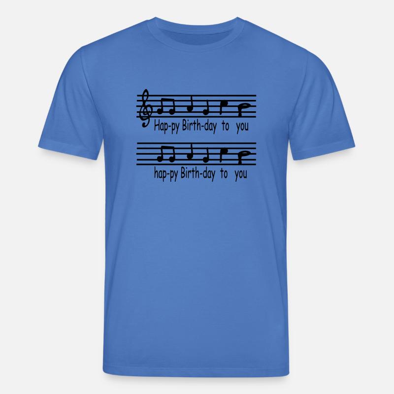 happy_birthday - Stanley/Stella Unisex Bio-T-Shirt CREATOR  - Achtsames Blau