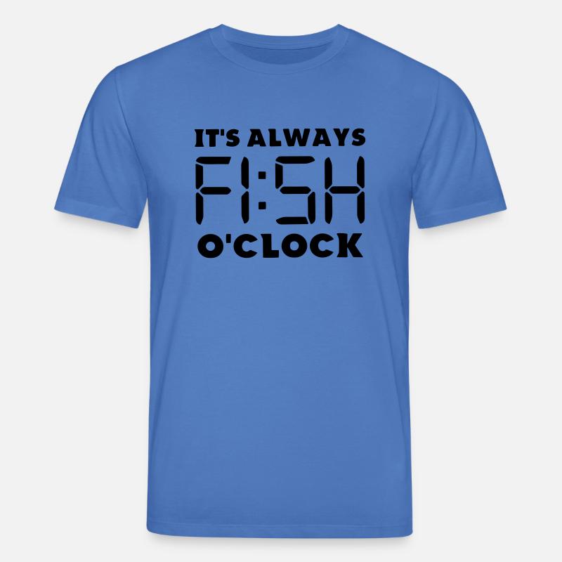 c'est toujours l'heure du poisson - T-shirt bio CREATOR Stanley/Stella Unisexe - bleu attentif