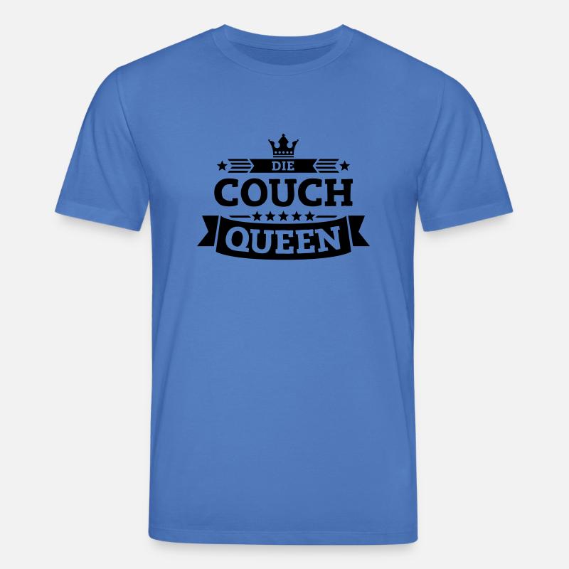 Die Couch-Queen - Stanley/Stella Unisex Bio-T-Shirt CREATOR  - Achtsames Blau