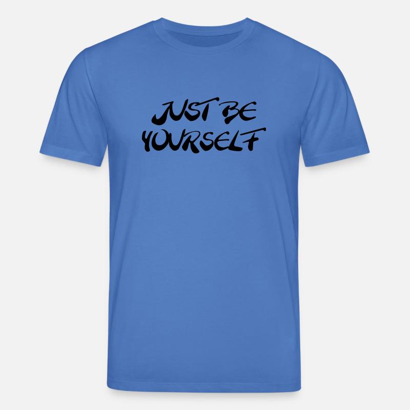 Just be yourself - Stanley/Stella Unisex Bio-T-Shirt CREATOR  - Achtsames Blau