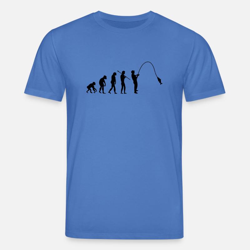 fishing_evolution_001 - Stanley/Stella Unisex Bio-T-Shirt CREATOR  - Achtsames Blau
