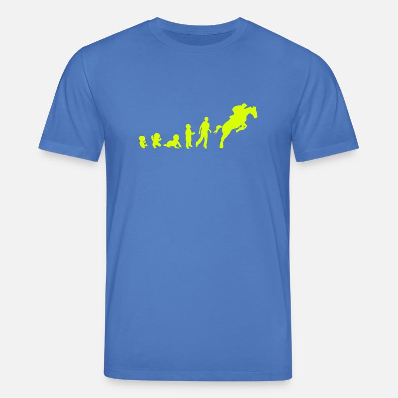 Evolution cheval9 obstacle riding his - Stanley/Stella CREATOR Unisex Organic T-Shirt - mindful blue