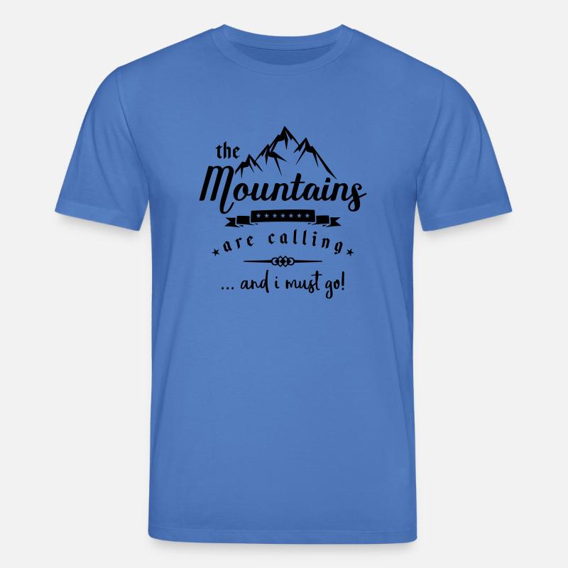 mountains are calling - Stanley/Stella Unisex Bio-T-Shirt CREATOR - Achtsames Blau
