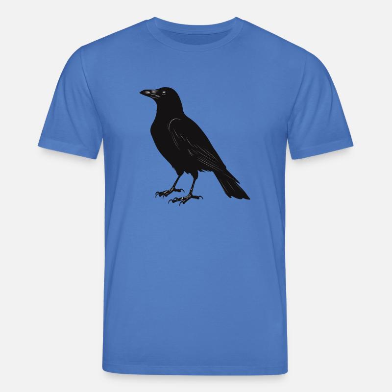 schwarzer Vogel - Stanley/Stella Unisex Bio-T-Shirt CREATOR  - Achtsames Blau