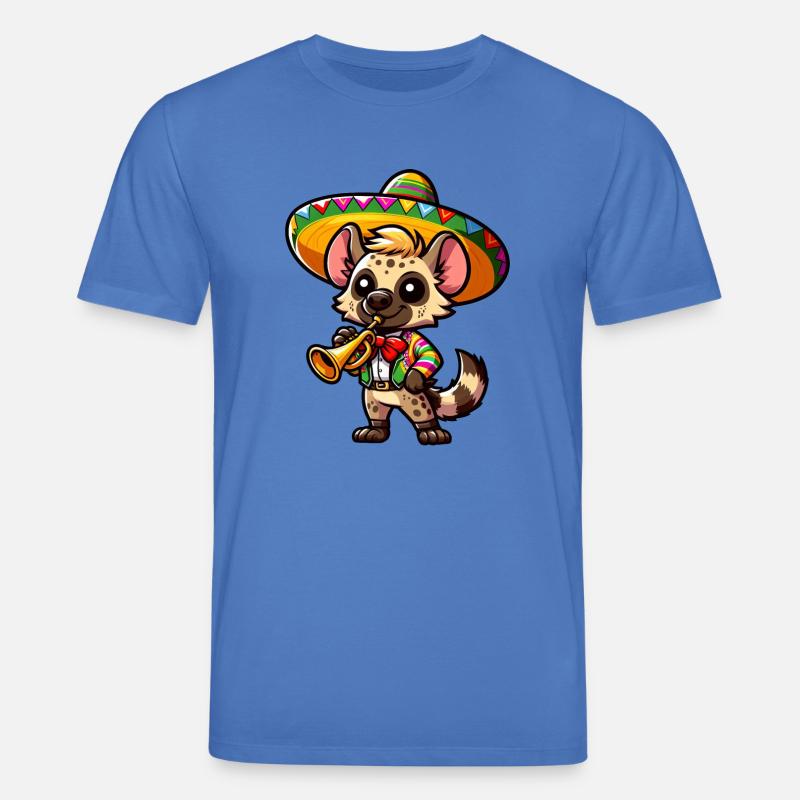 Cinco de Mayo Hyäne Trompeter - Stanley/Stella Unisex Bio-T-Shirt CREATOR  - Achtsames Blau