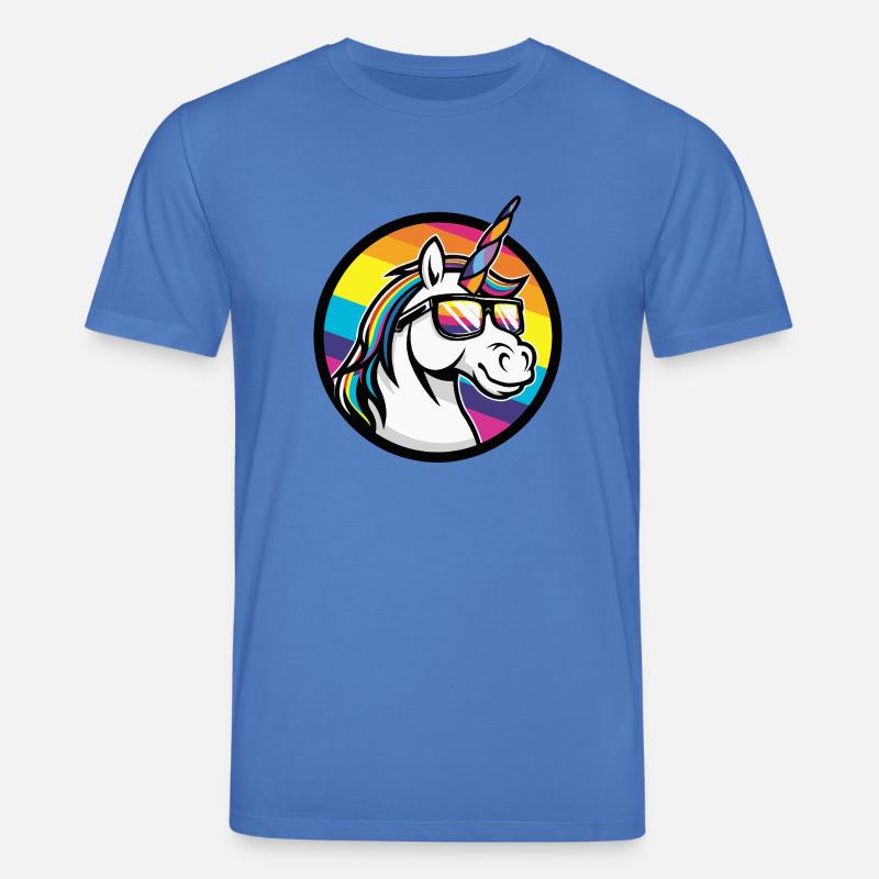 Einhorn Cool Sommer - Stanley/Stella Unisex Bio-T-Shirt CREATOR  - Achtsames Blau
