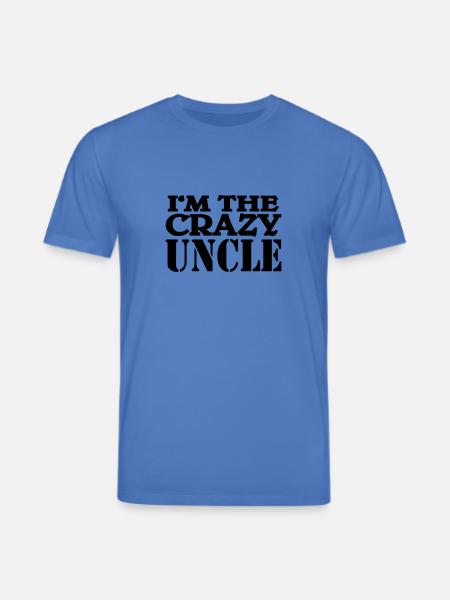 I'm the crazy Uncle - Stanley/Stella CREATOR Unisex Organic T-Shirt - mindful blue
