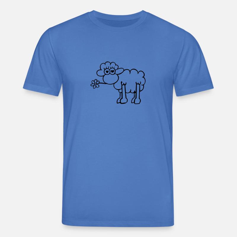 verliebtes Schaf 1farb - Stanley/Stella Unisex Bio-T-Shirt CREATOR  - Achtsames Blau