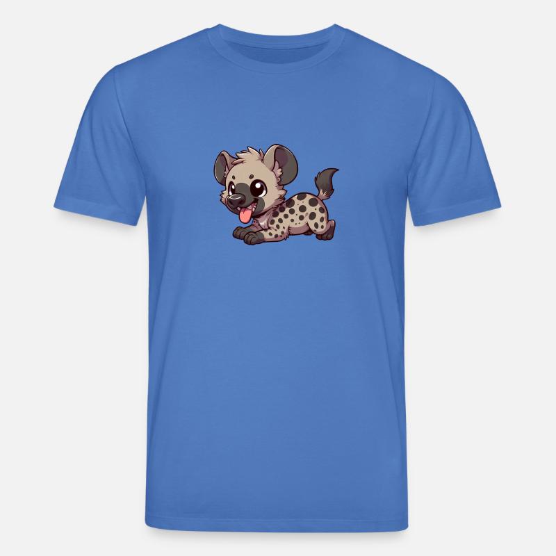 Süße Hyäne Comic Cartoon Design - Stanley/Stella Unisex Bio-T-Shirt CREATOR  - Achtsames Blau