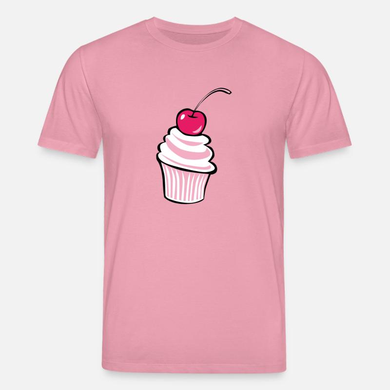 Kirsche Cupcake - Design! - Stanley/Stella Unisex Bio-T-Shirt CREATOR  - Lila Traum