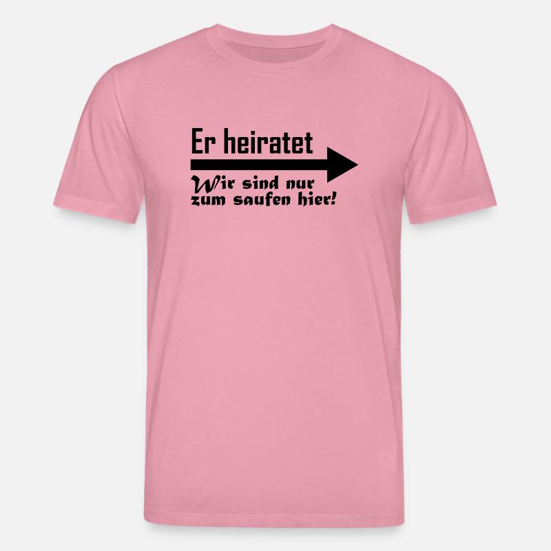 er heiratet - Stanley/Stella Unisex Bio-T-Shirt CREATOR  - Lila Traum