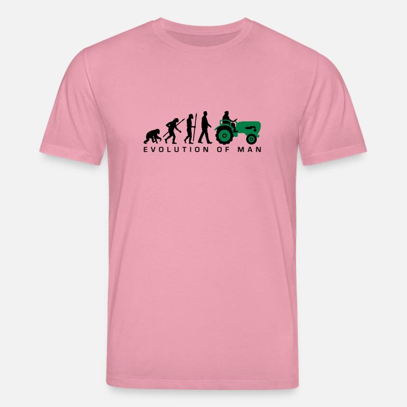 evolution_bauer_mit_traktor_032013_a_2c - T-shirt bio CREATOR Stanley/Stella Unisexe - lilas onirique