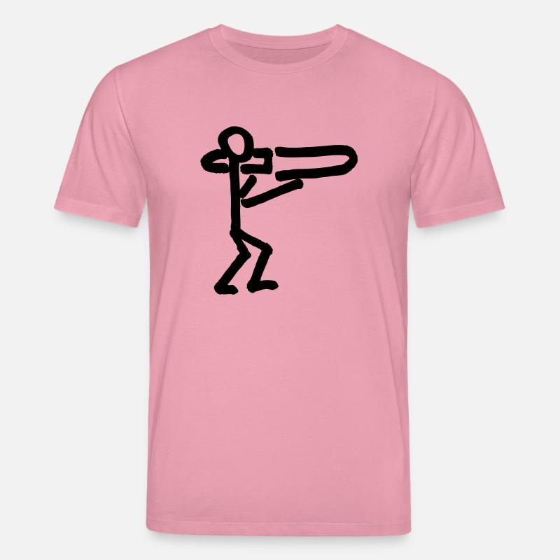 Musikant mit Posaune - Stanley/Stella Unisex Bio-T-Shirt CREATOR - Lila Traum