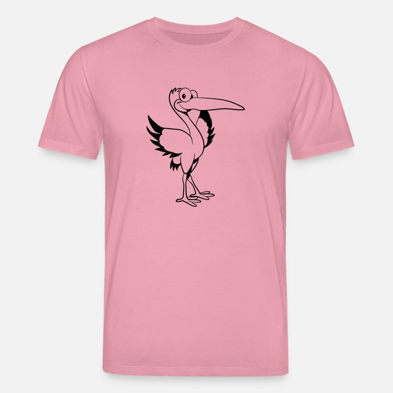 storch witzig comic - Stanley/Stella Unisex Bio-T-Shirt CREATOR  - Lila Traum
