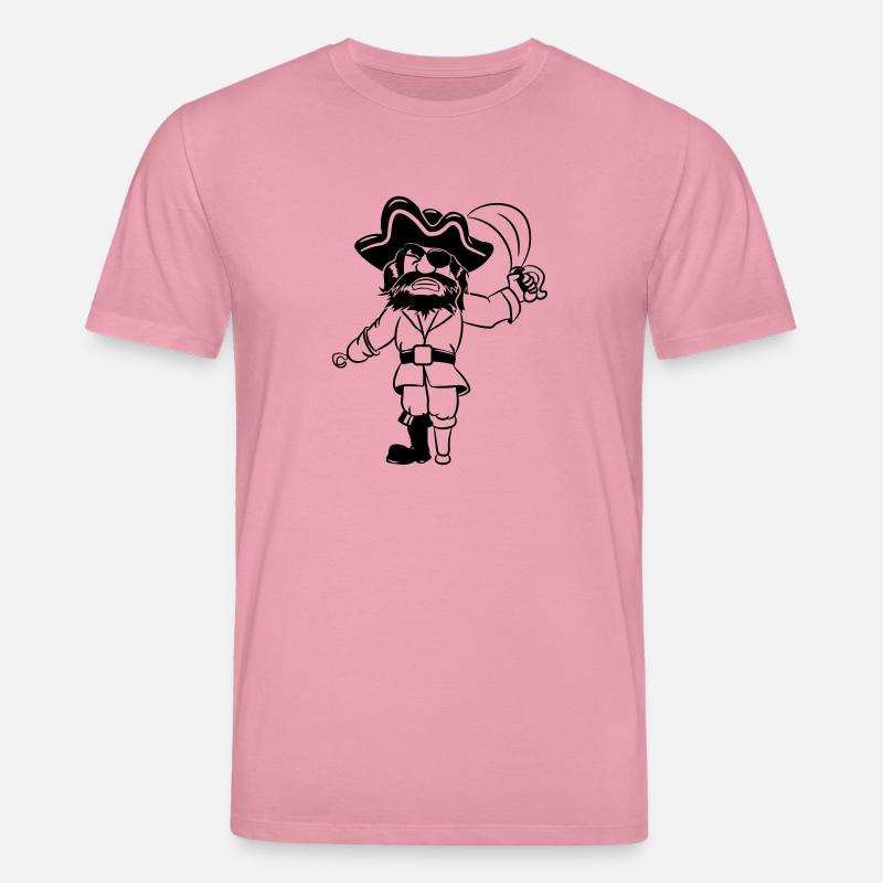 Pirat holzbein dreispitz degen - Stanley/Stella Unisex Bio-T-Shirt CREATOR  - Lila Traum