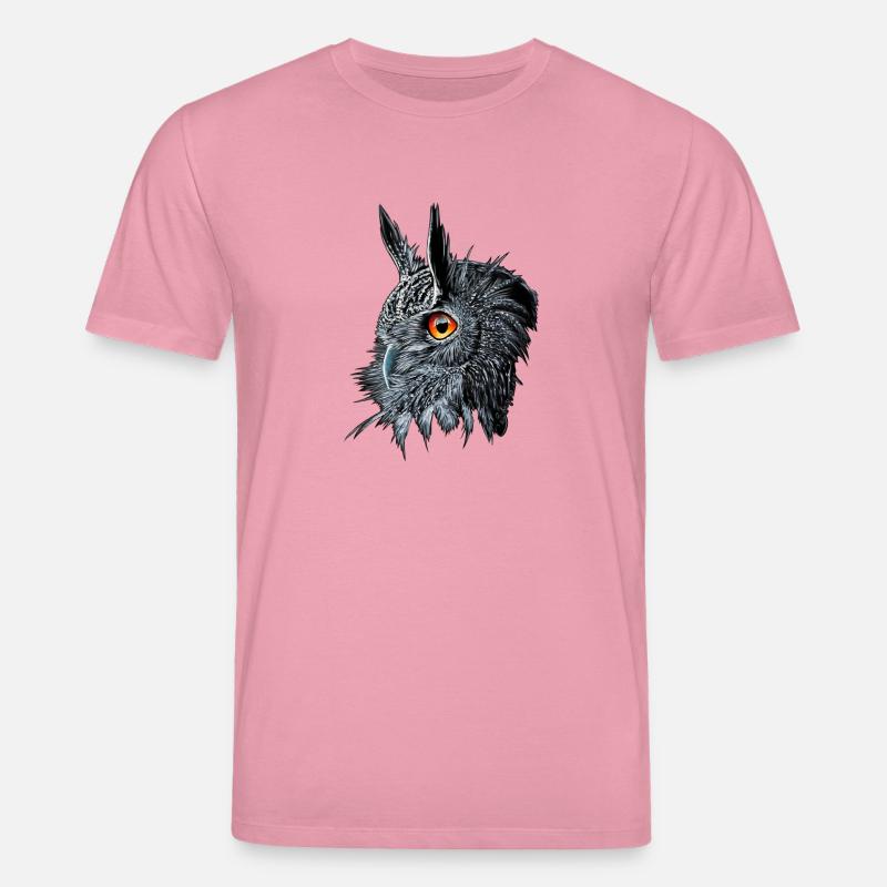 Uhu /Bubo Bubo/Eule - Stanley/Stella Unisex Bio-T-Shirt CREATOR  - Lila Traum