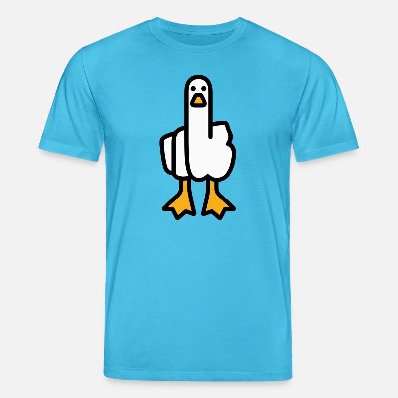 Oie de déclaration - T-shirt bio CREATOR Stanley/Stella Unisexe - bleu aqua