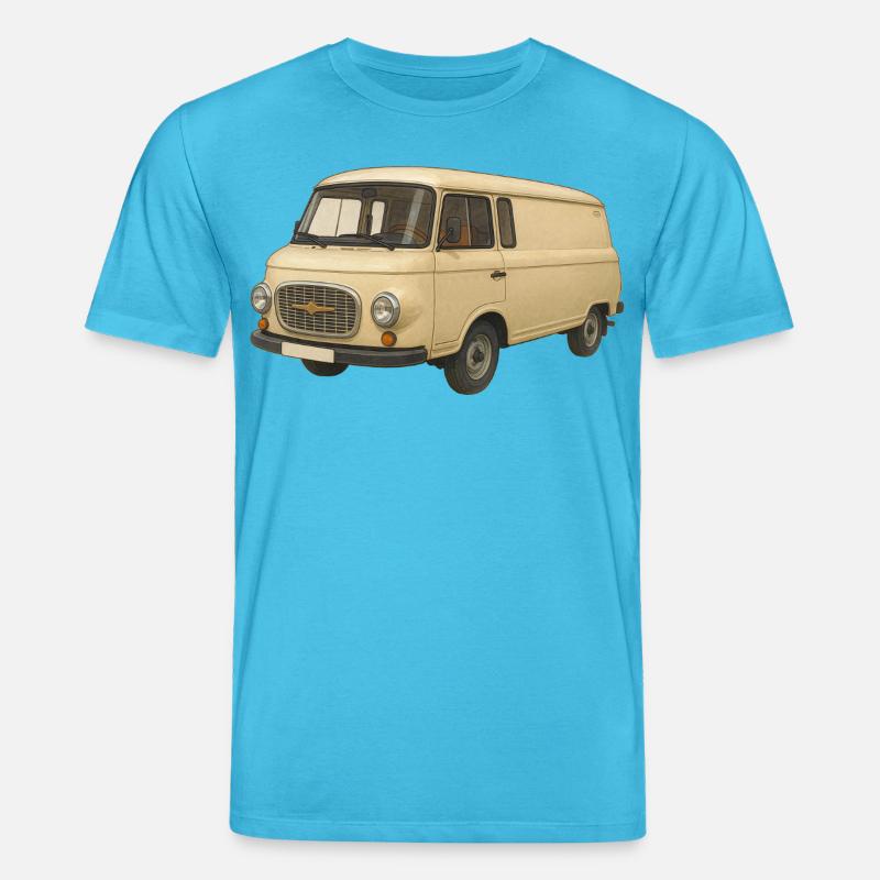 B1000 als Comic - Stanley/Stella Unisex Bio-T-Shirt CREATOR  - Aquablau