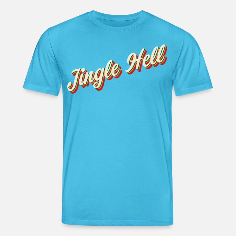 Jingle Hell Conception de Noël - T-shirt bio CREATOR Stanley/Stella Unisexe - bleu aqua