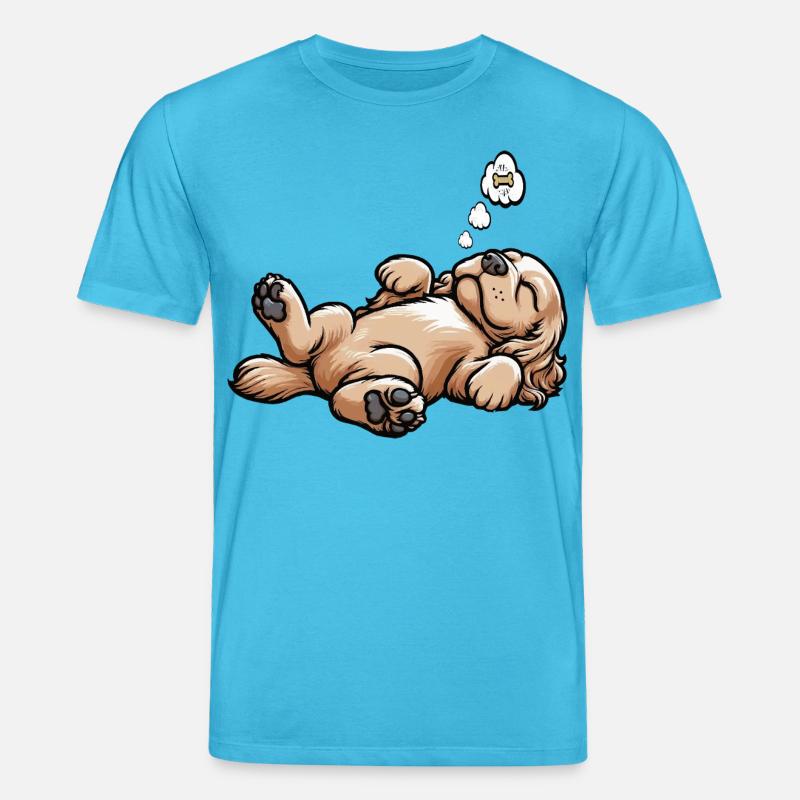 Cocker Spaniel Cockerhund Cocker Spaniel Besitzer - Stanley/Stella Unisex Bio-T-Shirt CREATOR  - Aquablau
