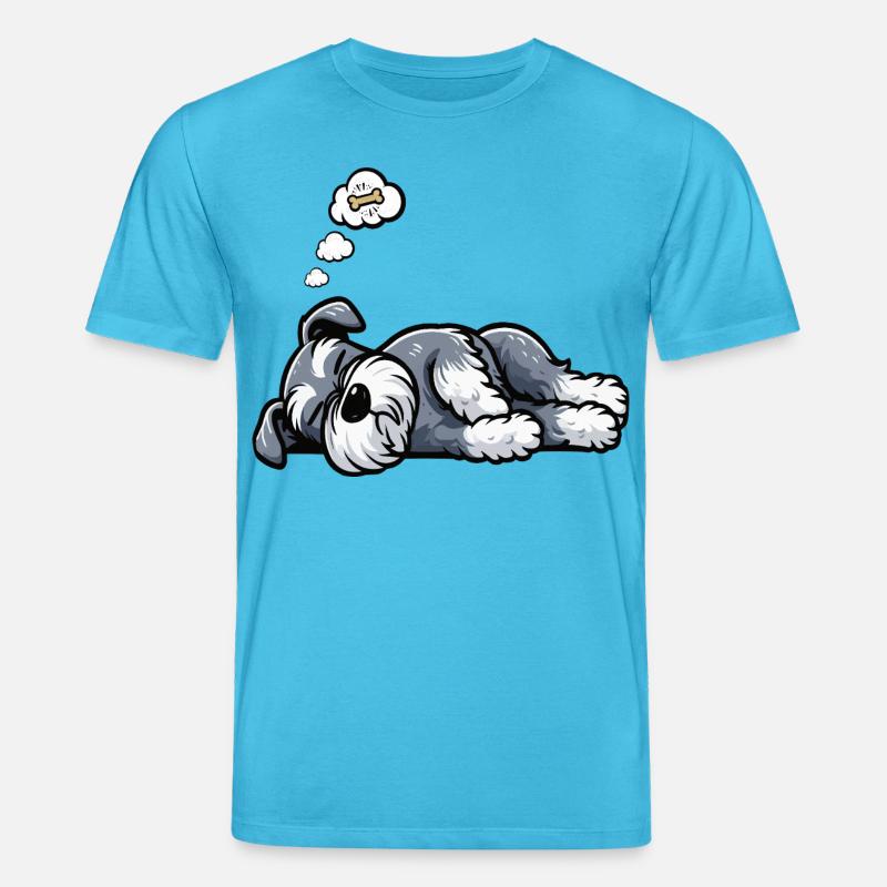 Schnauzer géant Schnauzer Propriétaire de Schnauzer - T-shirt bio CREATOR Stanley/Stella Unisexe - bleu aqua