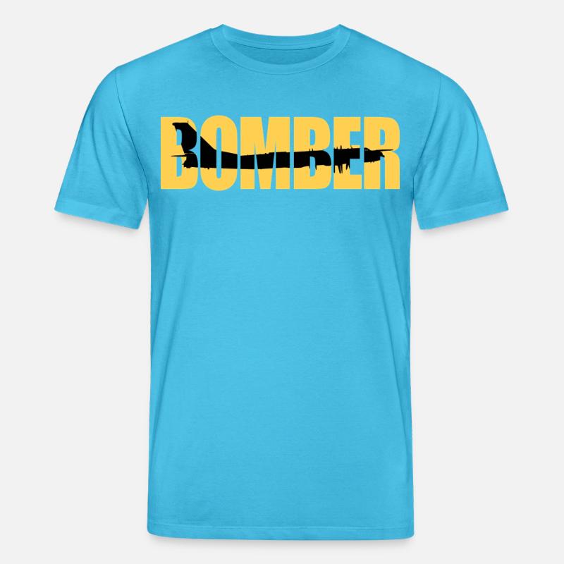 Bomber Tu-95 - Stanley/Stella Unisex Bio-T-Shirt CREATOR  - Aquablau