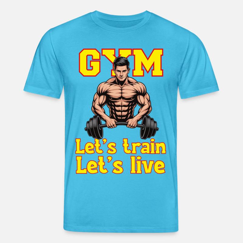 Lets_train - Stanley/Stella Unisex Bio-T-Shirt CREATOR  - Aquablau