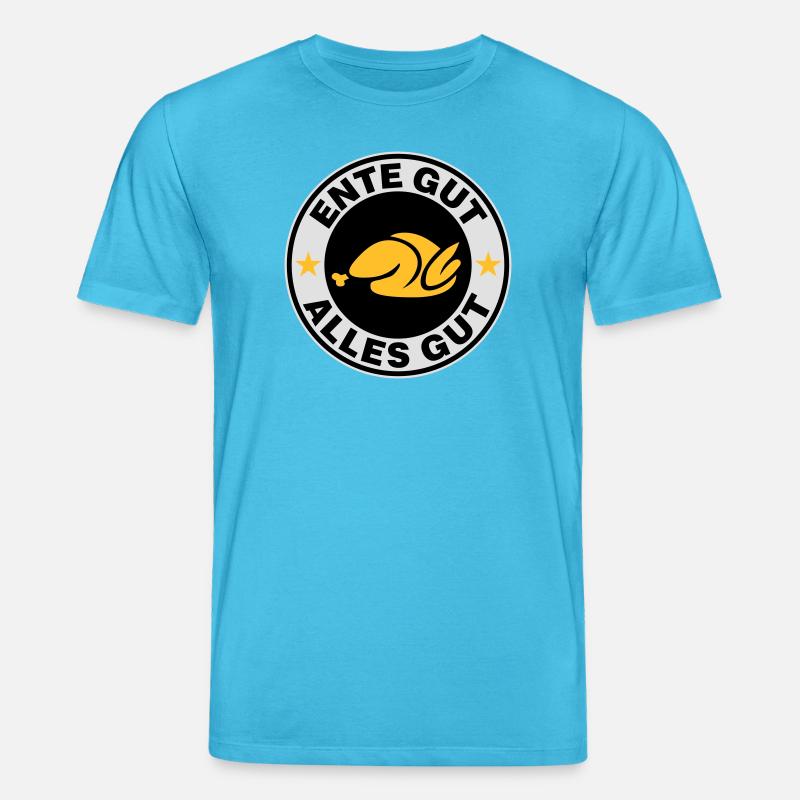 Ente gut alles gut - Stanley/Stella Unisex Bio-T-Shirt CREATOR  - Aquablau
